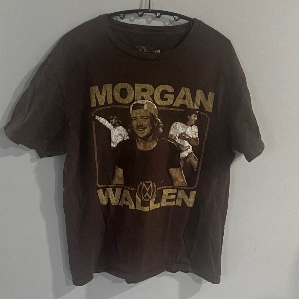 Morgan Wallen Brown Graphic Tee Medium